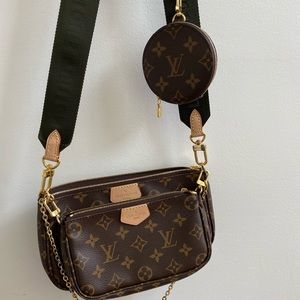 100% AUTHENTIC MULTIPOUCHETTE IN KHAKI